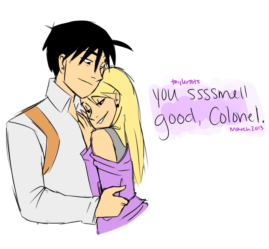 taylertots:  I need cutesy drunk Riza too 