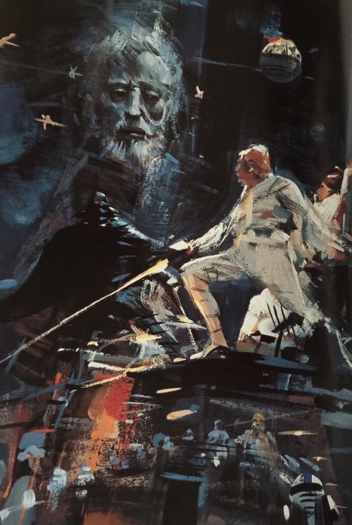 John Berkey's Rough Studies For His Star Wars Series Of Illustrations. From The Book John Berkey: Painted
