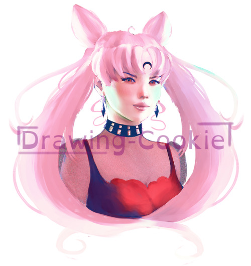 drawing-cookie:Commission of Black Lady from Sailor Moon from  @silvercrystal
