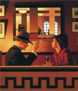 lonequixote:The Man in the Mirror ~ Jack Vettriano