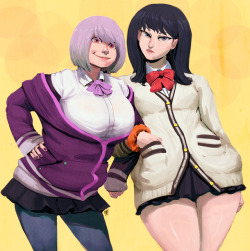 redandblacktac:  gridman girls