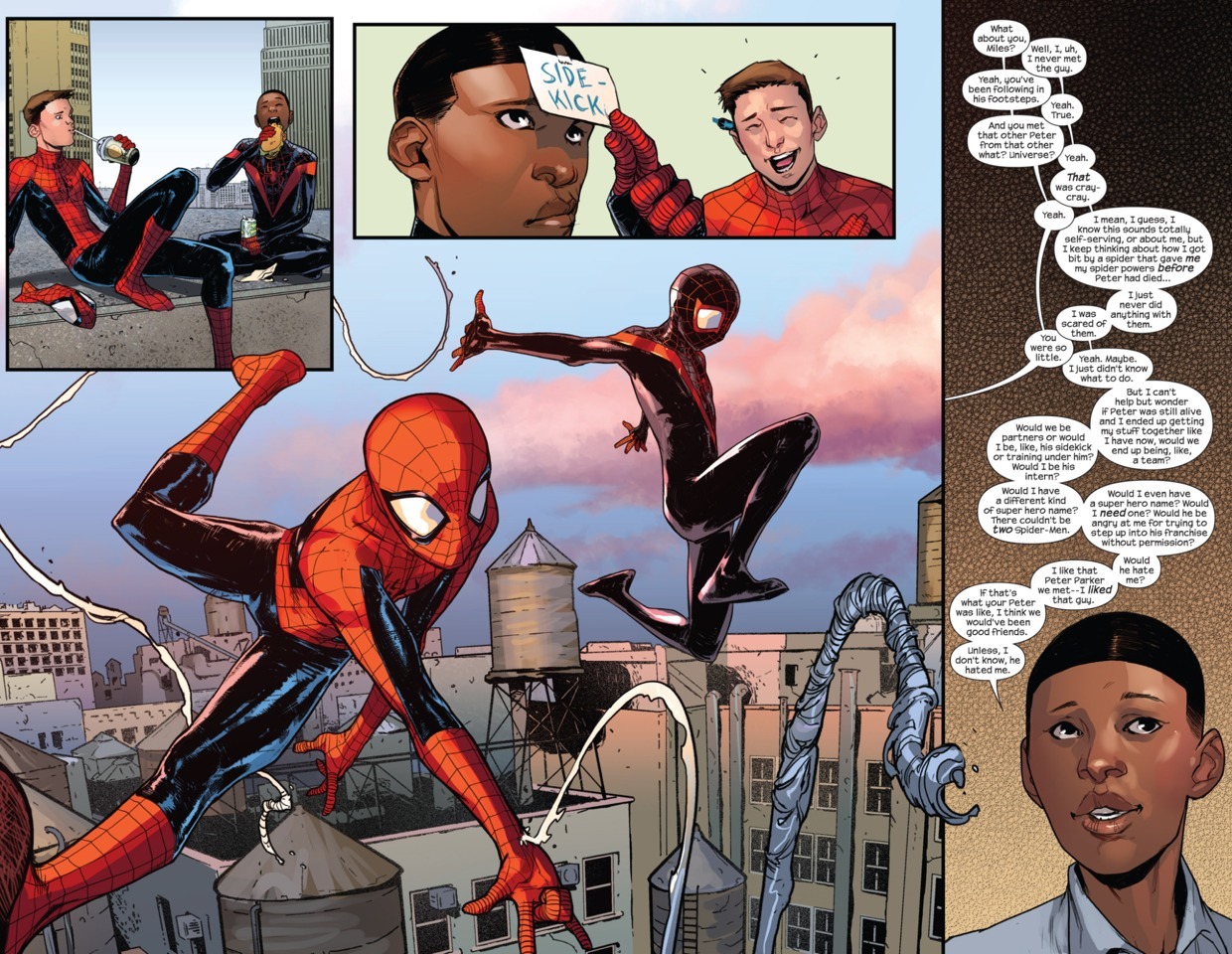 superheroes-or-whatever:  Ultimate Spider-Man #200  Pages by Mark Bagley, Mark Brooks,