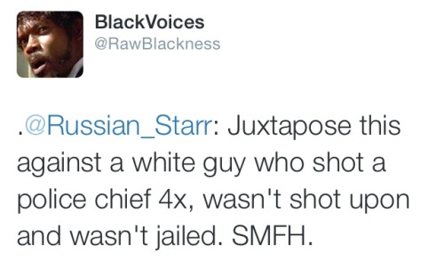 blackladyjeanvaljean:hall70:  alwaysbewoke:He called the cops for help, they entered his home unannounced, killed his dog, he came to see what was happening with gun in hand and they killed him. All this while white guys are shooting at police and living