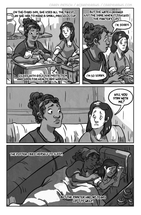 careydraws: I made The Witches’ Daughters for Terrestrial, an anthology of earth-themed fantas