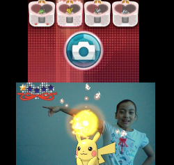 it-started-to-rain:  You can also take photos of your precious Pokémon. When the camera icon is displayed, you can take a picture of your favorite moment during a contest. If you talk to the young man near the reception desk who says it’s his job to