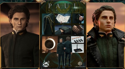  The Paul Atreides 1:6 Scale Collectible Figure Aug Toys prototype comes with different hand positio