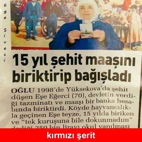 15 yıllık şehit maaşını...