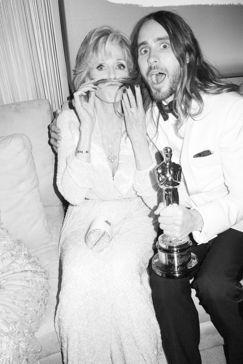 jaredleto:  Outtakes from the 2014 Oscars by Terry Richardson. 