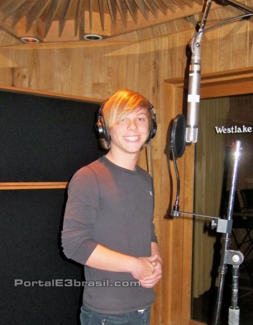 theperksofbeingaemblem: Emblem3 in studio.