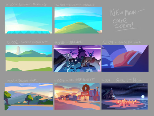 Art Director 2019Steven Universe Future // Concept art // Opening titles