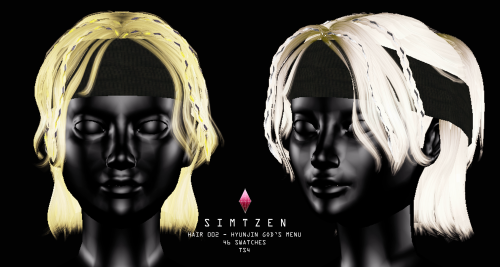 SIMS 4 CC : HAIRSTYLES CATALOG [H001 - H006] ✧ Early Access Download : PatreonAll my stuff becomes a