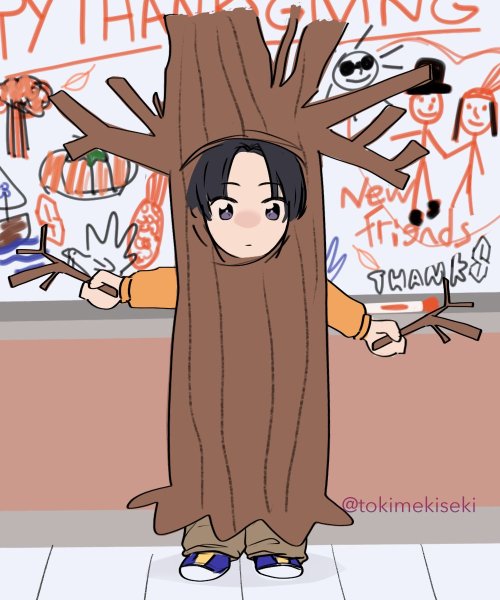 in which hiraga (age 7) knows too much and is demoted to tree for his class&rsquo;s thanksgiving