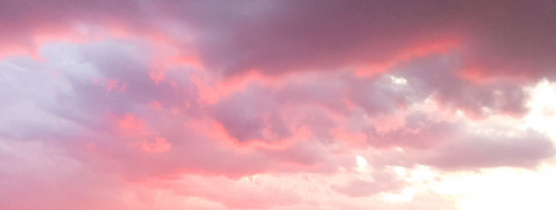 dissolutionandcreation:The clouds were so beautiful this evening~