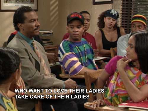 its-a-different-world: propbaby: A Different World | College Kid (6x24) THIS SCENE REGAL AF