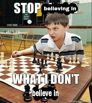 woodmeat:  hennynut:  It’s funny to me how worked up people get over others beliefs. If someone truly believes in astrology and spirits and such then what’s the problem? How does it directly affect you? As humans you have the right to believe in whatever