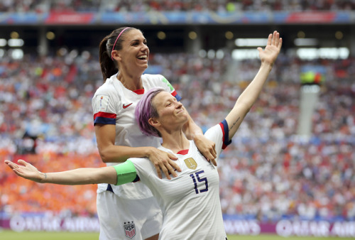 nbcnightlynews: The USWNT  defended the FIFA Women’s World Cup against the Netherlan