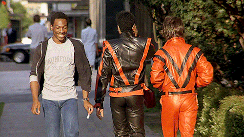 leofromthedark:  Beverly Hills Cop (1984) dir. Martin Brest  Disturbing the peace? I got thrown out 