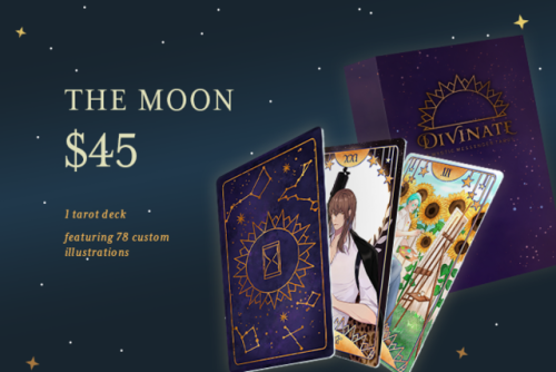 Pre-orders for Divinate: A Mystic Messenger Tarot Deck are open! From today, September 10th, 2019 un