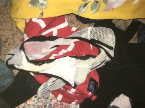 wornandused:  8/7 raid. Soooo many worn dirty panties