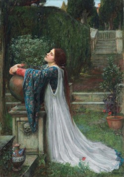 pre-raphaelisme: Isabella and the Pot of Basil by John William Waterhouse, 1907  Someone sure likes basil 🍃