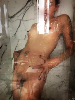 wake-me-love-me:  My baby taking a shower.