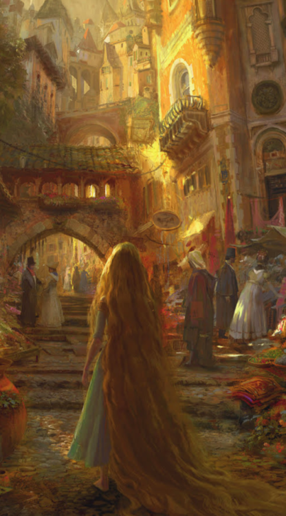 scurviesdisneyblog:Visual development from The Art of Tangled by Lisa Keene, Craig Mullins, Laurent 