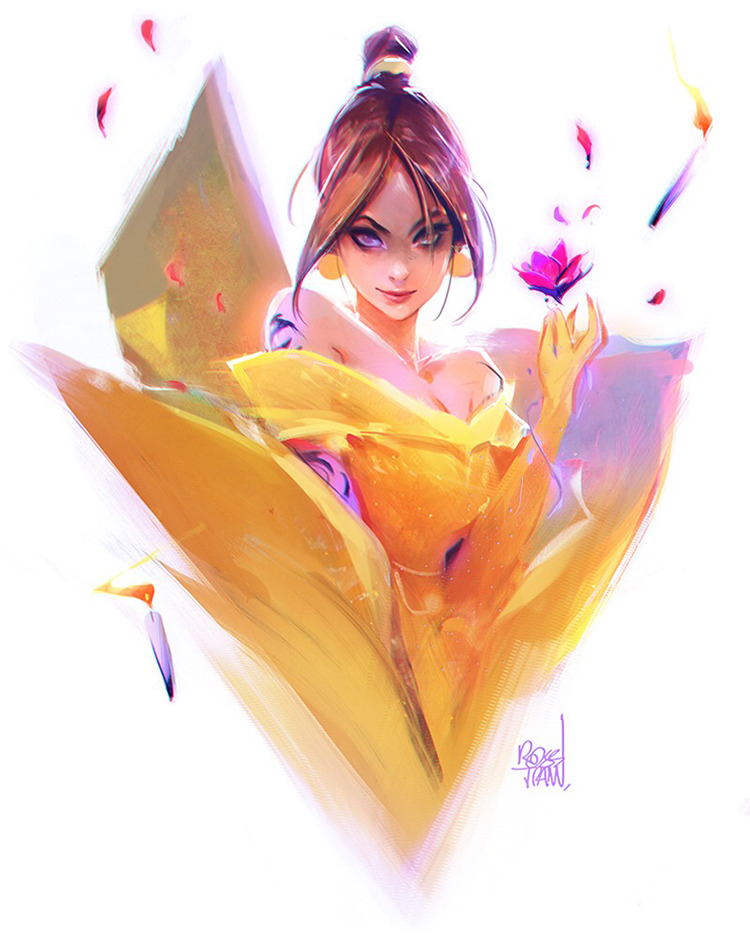 rossdraws:Drawing Beauty and the Beast for this week’s episode! Here’s ‘Rebelle’