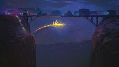 Visual development for Pixar’s Onward
