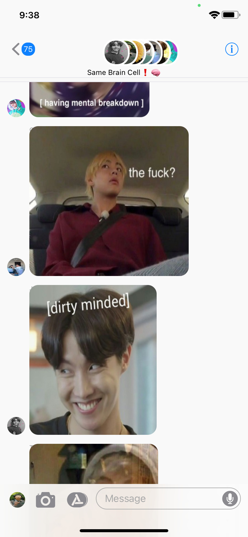 Bts Group Chat: 2.5