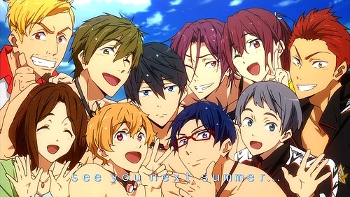 rainbow-rex:  saaniyasha: From the beginning all the way to the end// Free! end cards ep 1-12  i just cant stop rebloggingggg  