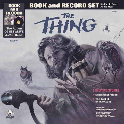 Aaron Lea created Escape from New York and The Thing designs in the style of vintage book and record