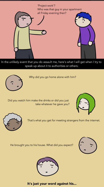 bankuei:  tashabilities:  robothugscomic:  New comic! TUMBLRITES: This comic is huge and likely doesn’t render well on tumblr. Check out a more complete version on my site here.  Please note: This comic contains discussion of sexual assault, rape,