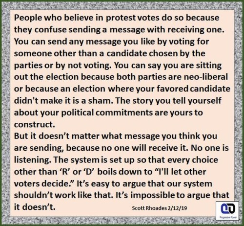 wilwheaton: liberalsarecool: progressivepower: #UniteBlue #VoteBlueNoMatterWho #Civics #Politics #Ou
