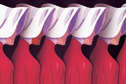 HandmaidsGot to draw one of my favorite Authors, Margaret Atwood for The New Yorker Podcast! AD Dean