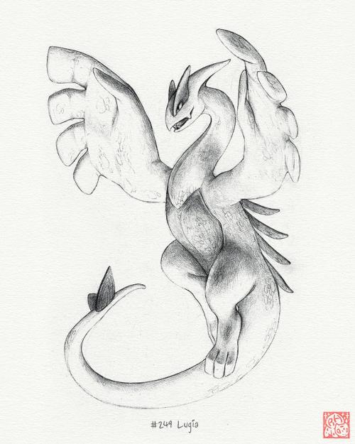 retrogamingblog2:Legendary Pokemon Drawings made by SuperSharkStudio 