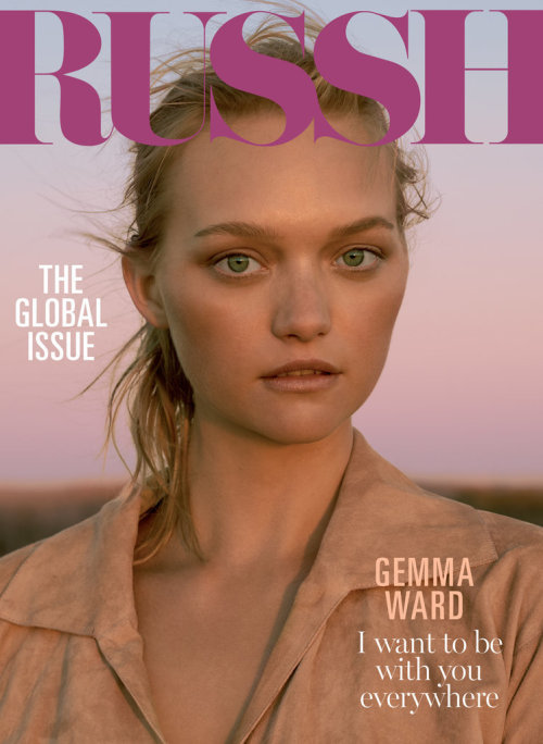 Gemma Ward by Stephen Ward for Russh, August/September 2015 (part I)  