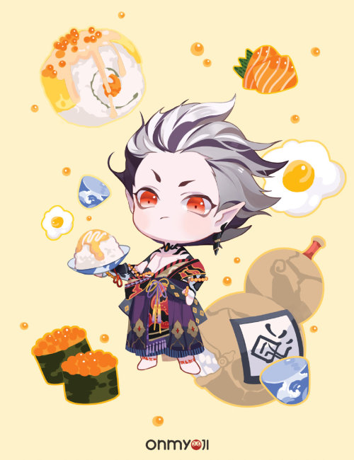 ichimoku-ren:Onmyoji Cafe & Shop: Chibis + FoodOMNOMNOMNOM ♥