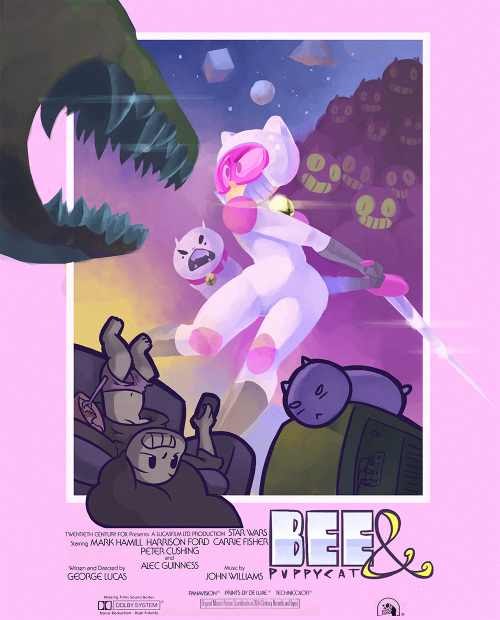 When they approached me about doing the poster for the Bee and Puppycat movie I said, &ldquo;Shucks!