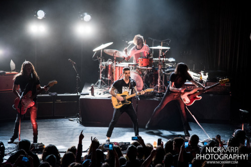 Dashboard Confessional at Irving Plaza in NYC on 1/19/17.www.nickkarp.com