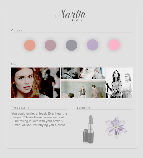 hawtornes:  MOOD BOARDSAllison and Lydia 