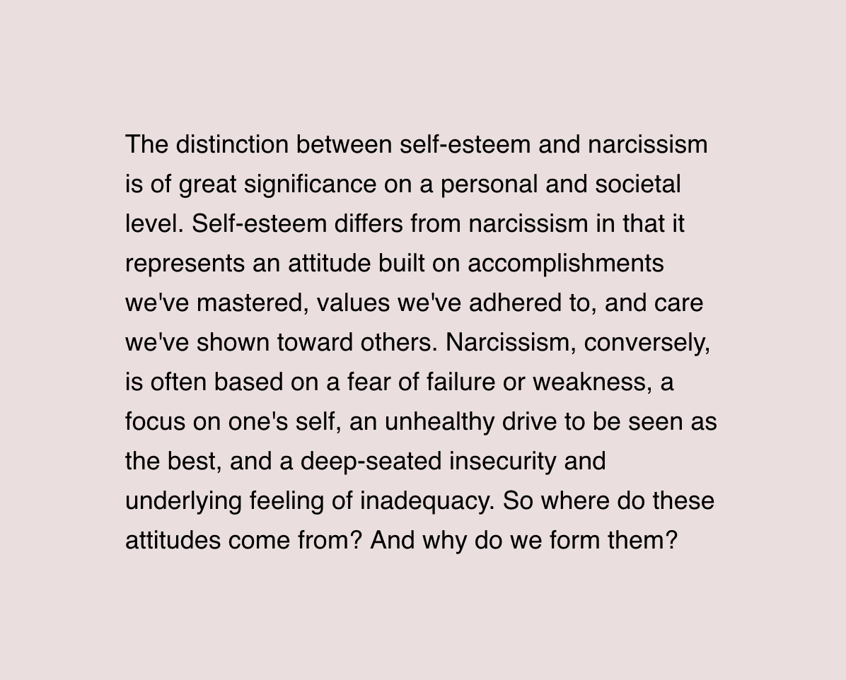 wnq-psychology: The Value of Self-Esteem and the Dangers of Narcissism by Lisa Firestone