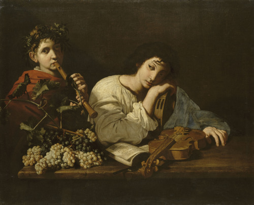 The Sorrows of Aminta (c.1625). Bartolomeo Cavarozzi (Italian, 1587-1625). Oil on canvas. Musée du L