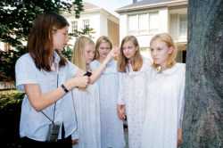 lovelymfey:  Sofia Coppola on set of her first length film, The Virgin Suicides 