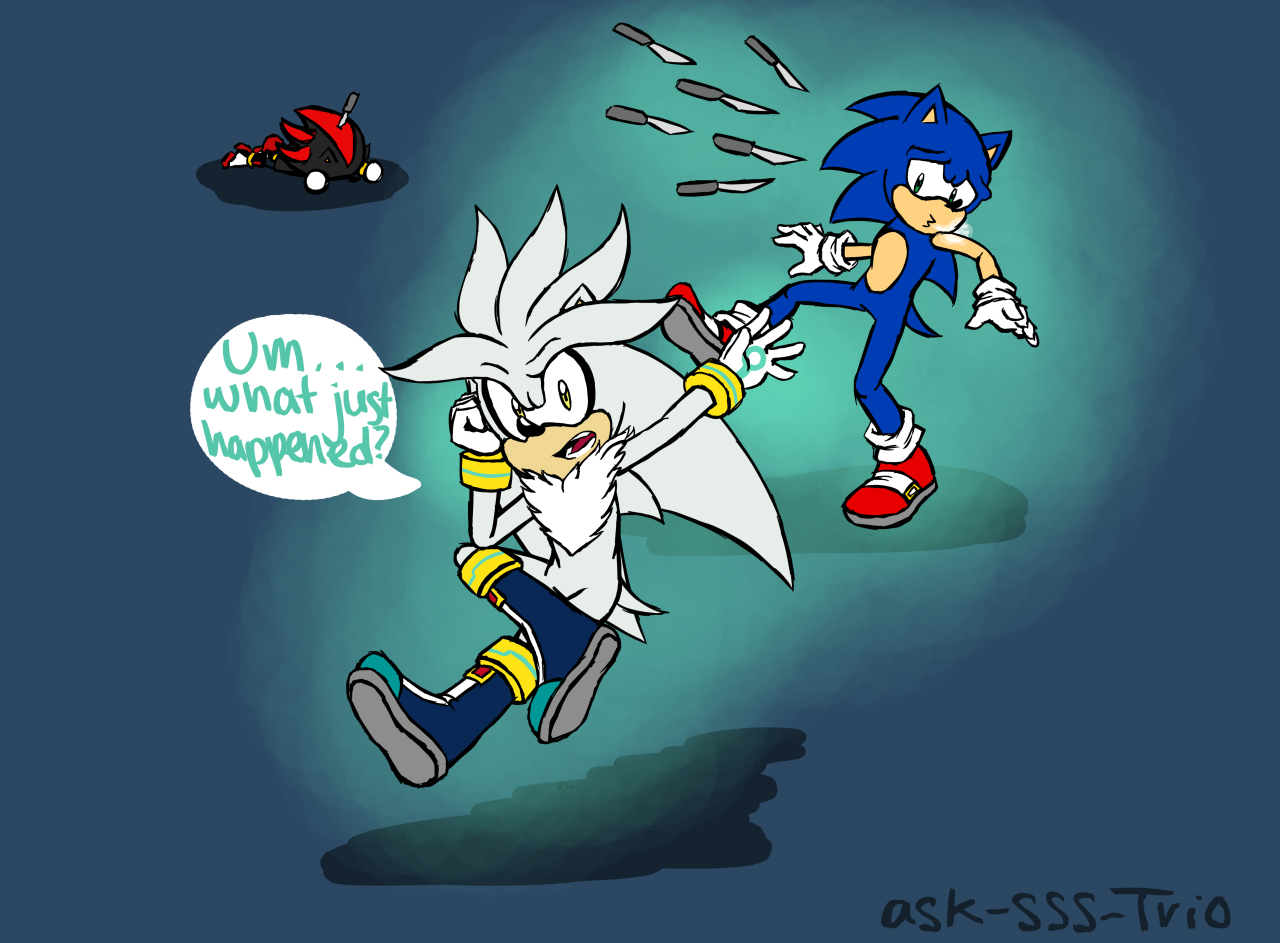 This trio is really just a duo of Sonic and Shadow or Silver and