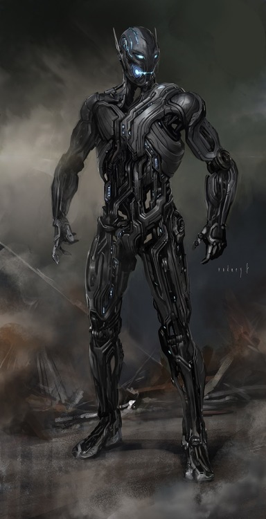 Sex avengershqq:  Ultron sentry concept art for pictures