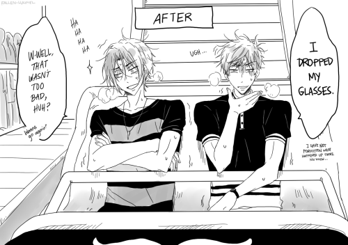 fallen-lucifiel:Tbh, I think Rin can handle extreme rides fairly well… but there’s also the fact that Rin is easily influenced. So I guess it depends on who’s he with? Rei just amplifies Rin’s inner dork by 2000%