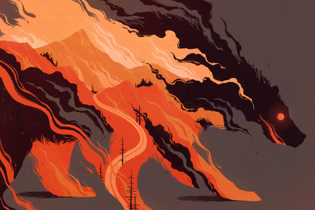 Another editorial piece I did this year. This time for New Republic about the California wildfires and what it means to be a...