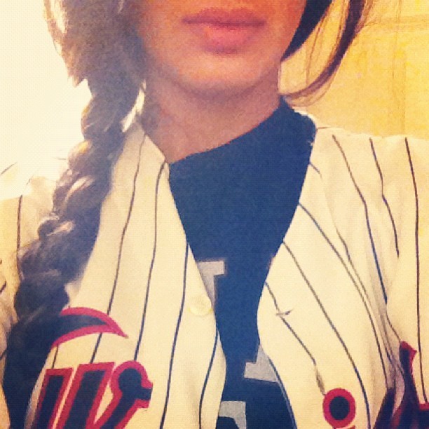 realamiamiley:  heading to a baseball game
