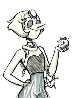 ephilog:  OK, so mayyybe I’m to excited to sleep because of my next tattoo practice tomorrow… so here’s another inktobering. :) Pearl is so much fun to draw! PS: Why am I drawing Christmas stuff in October?! 