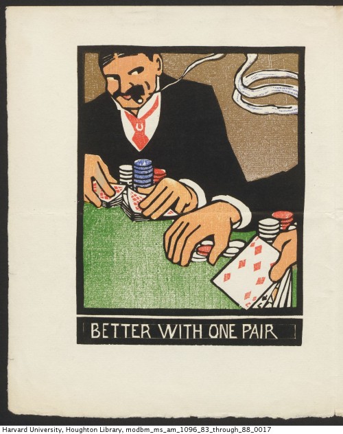 Kirke La Shelle. Poker Rubaiyat, 1903.MS Am 1096 (85)Houghton Library, Harvard University